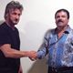 Actor Sean Penn and drug lord Joaquín Archivaldo Guzmán Loera in a photo taken for interview-authentication purposes.
Rolling Stone